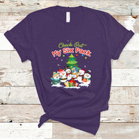 Snowman T Shirt Check Out My Six Pack Snowmies - Wonder Print Shop