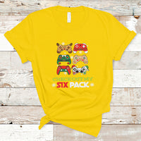 Video Game Christmas T Shirt Check Out My Six Pack - Wonder Print Shop
