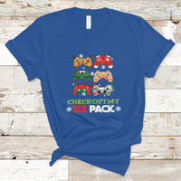 Video Game Christmas T Shirt Check Out My Six Pack - Wonder Print Shop