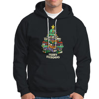 Reading Hoodie Merry Bookmas Christmas - Wonder Print Shop