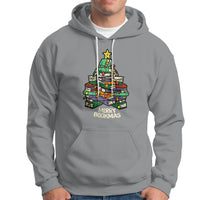 Reading Hoodie Merry Bookmas Christmas - Wonder Print Shop