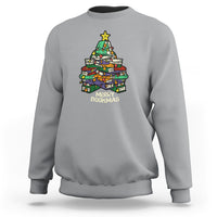 Reading Sweatshirt Merry Bookmas Christmas - Wonder Print Shop