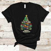 Reading T Shirt Merry Bookmas Christmas - Wonder Print Shop