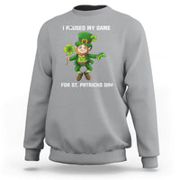I Paused My Game for St Patricks Day Game Controller Sweatshirt - Wonder Print Shop