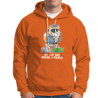 I Like Weed My Cat And 3 Maybe People Marijuana Leaf Hoodie - Wonder Print Shop