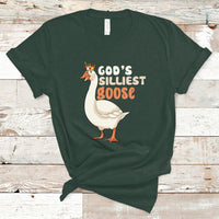 God's Silliest Goose Funny Duck Quotes T Shirt - Wonder Print Shop