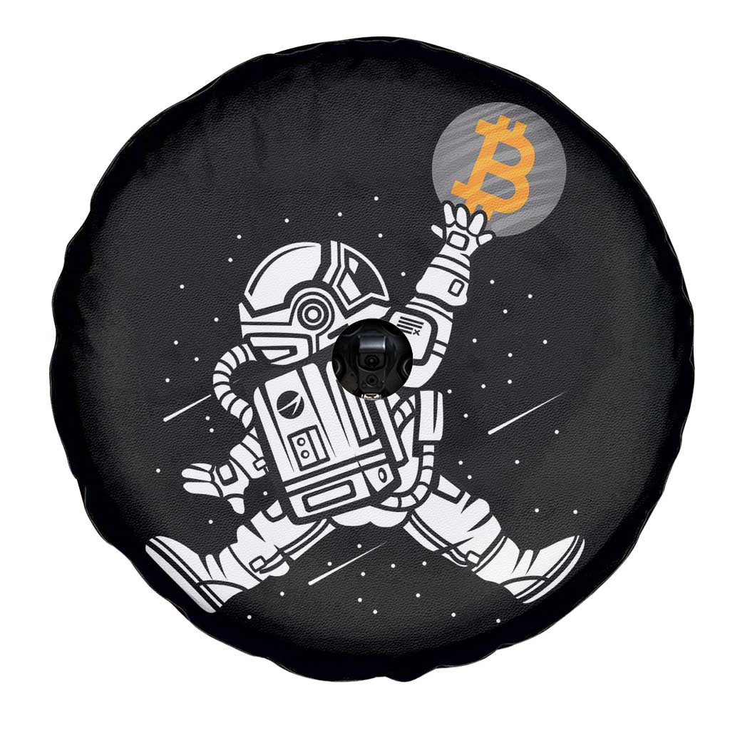 Funny Crypto Investing Spare Tire Cover Bitcoin HODL BTC Astronaut Trader