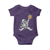 Funny Crypto Investing Baby Onesie Bitcoin HODL BTC Astronaut Trader