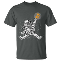 Funny Crypto Investing T Shirt Bitcoin HODL BTC Astronaut Trader