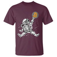 Funny Crypto Investing T Shirt Bitcoin HODL BTC Astronaut Trader
