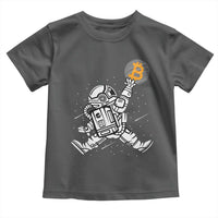 Funny Crypto Investing Toddler T Shirt Bitcoin HODL BTC Astronaut Trader