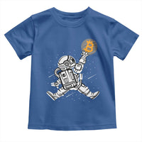 Funny Crypto Investing Toddler T Shirt Bitcoin HODL BTC Astronaut Trader