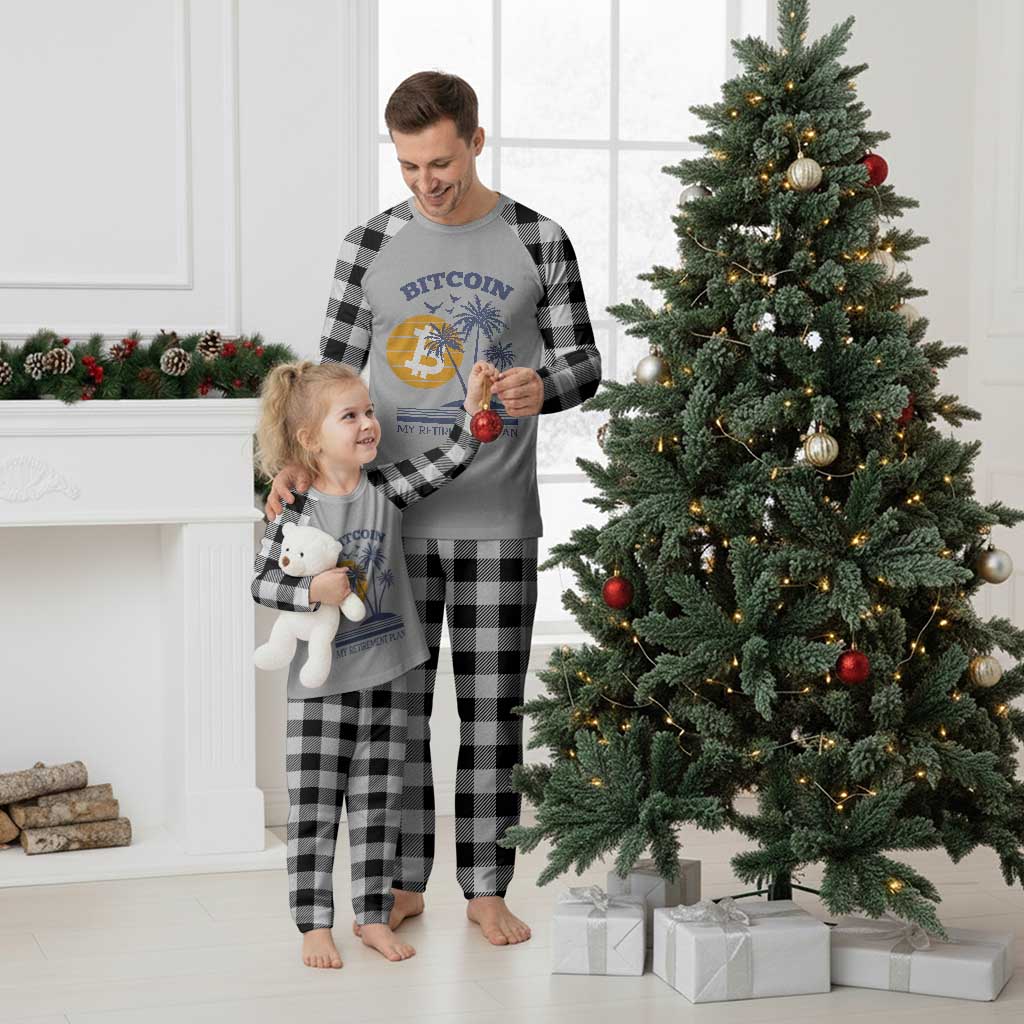 Funny Crypto Investing Plaid Pajama Set Bitcoin My Retirement Plan - Wonder Print Shop