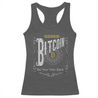 Funny Crypto Investing Racerback Tank Top Vintage Bitcoin HODL Be Your Own Bank Cryptocurrency