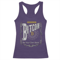 Funny Crypto Investing Racerback Tank Top Vintage Bitcoin HODL Be Your Own Bank Cryptocurrency