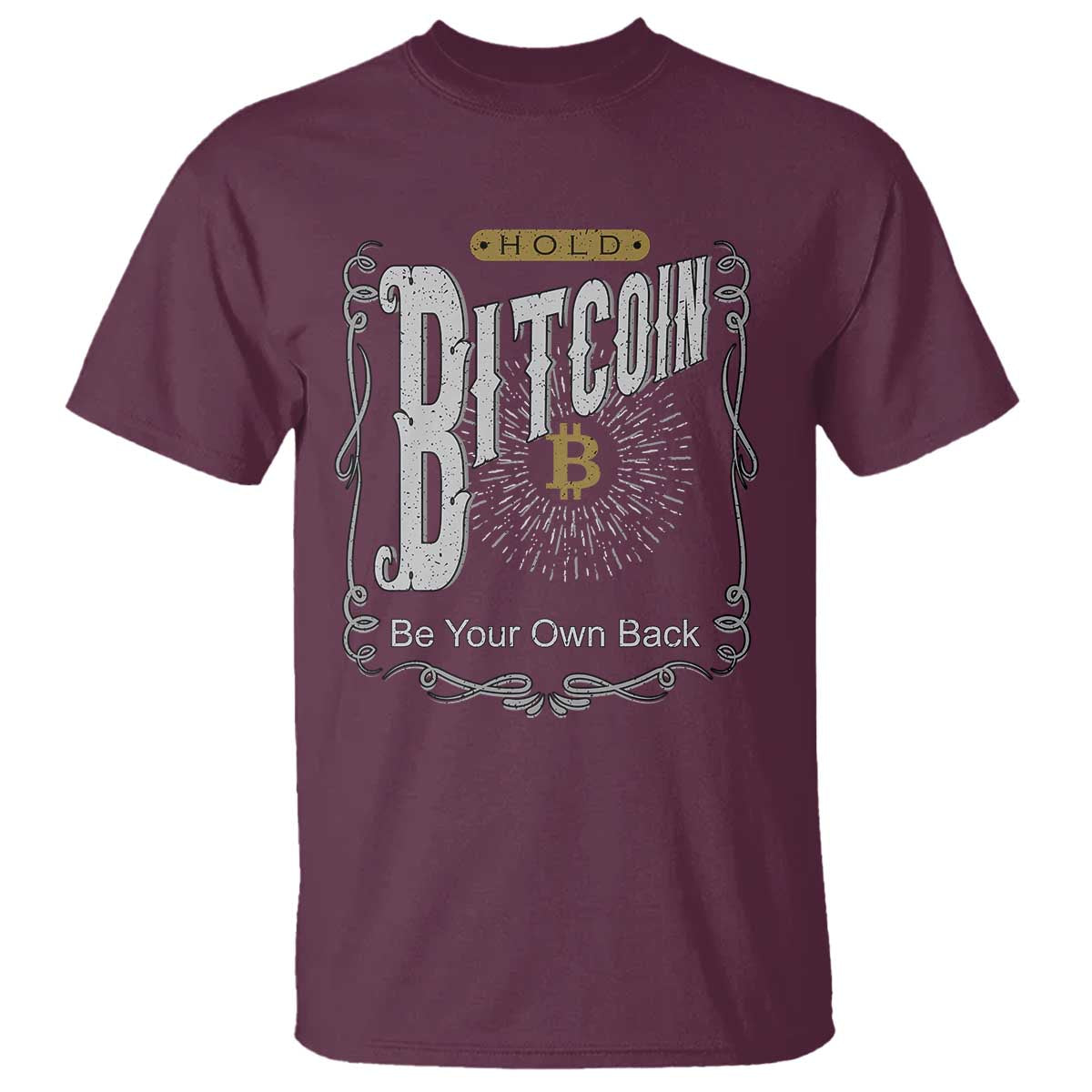 Funny Crypto Investing T Shirt Vintage Bitcoin HODL Be Your Own Bank Cryptocurrency