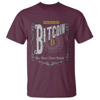 Funny Crypto Investing T Shirt Vintage Bitcoin HODL Be Your Own Bank Cryptocurrency