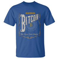 Funny Crypto Investing T Shirt Vintage Bitcoin HODL Be Your Own Bank Cryptocurrency