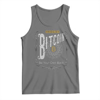 Funny Crypto Investing Tank Top Vintage Bitcoin HODL Be Your Own Bank Cryptocurrency