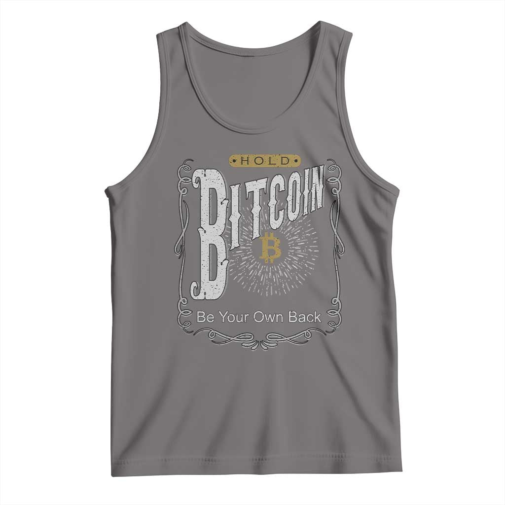 Funny Crypto Investing Tank Top Vintage Bitcoin HODL Be Your Own Bank Cryptocurrency