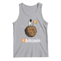 Funny Crypto Investing Tank Top Bitcoin BTC Crypto to the Moon Graphic Featuring Astronaut