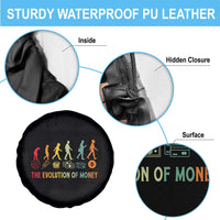 Funny Crypto Investing Spare Tire Cover The Evolution Of Money Bitcoin BTC Cryptocurrency