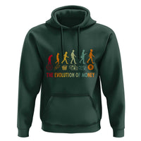 Funny Crypto Investing Hoodie The Evolution Of Money Bitcoin BTC Cryptocurrency