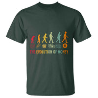 Funny Crypto Investing T Shirt The Evolution Of Money Bitcoin BTC Cryptocurrency