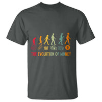 Funny Crypto Investing T Shirt The Evolution Of Money Bitcoin BTC Cryptocurrency