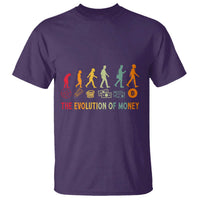 Funny Crypto Investing T Shirt The Evolution Of Money Bitcoin BTC Cryptocurrency