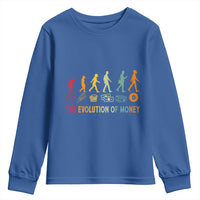 Funny Crypto Investing Youth Sweatshirt The Evolution Of Money Bitcoin BTC Cryptocurrency