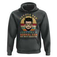 Funny Crypto Dad Hoodie Just Like A Normal Dad But Way Cooler Cryptocurrency Retro