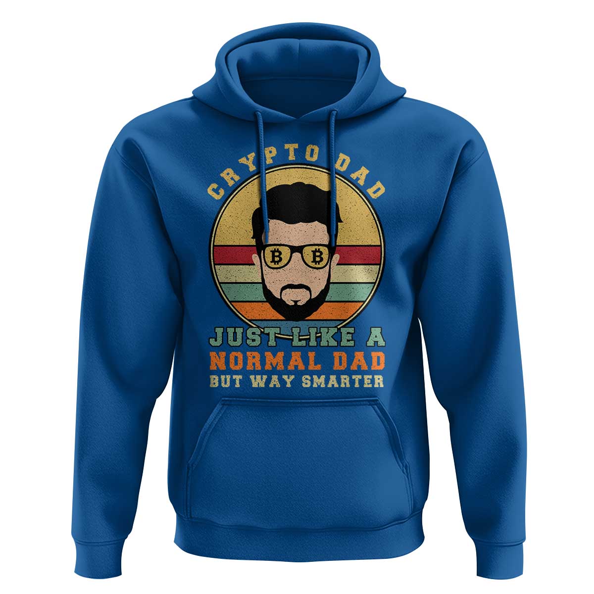 Funny Crypto Dad Hoodie Just Like A Normal Dad But Way Cooler Cryptocurrency Retro