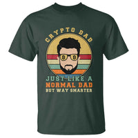 Funny Crypto Dad T Shirt Just Like A Normal Dad But Way Cooler Cryptocurrency Retro