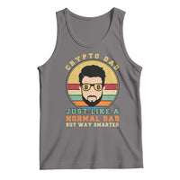 Funny Crypto Dad Tank Top Just Like A Normal Dad But Way Cooler Cryptocurrency Retro
