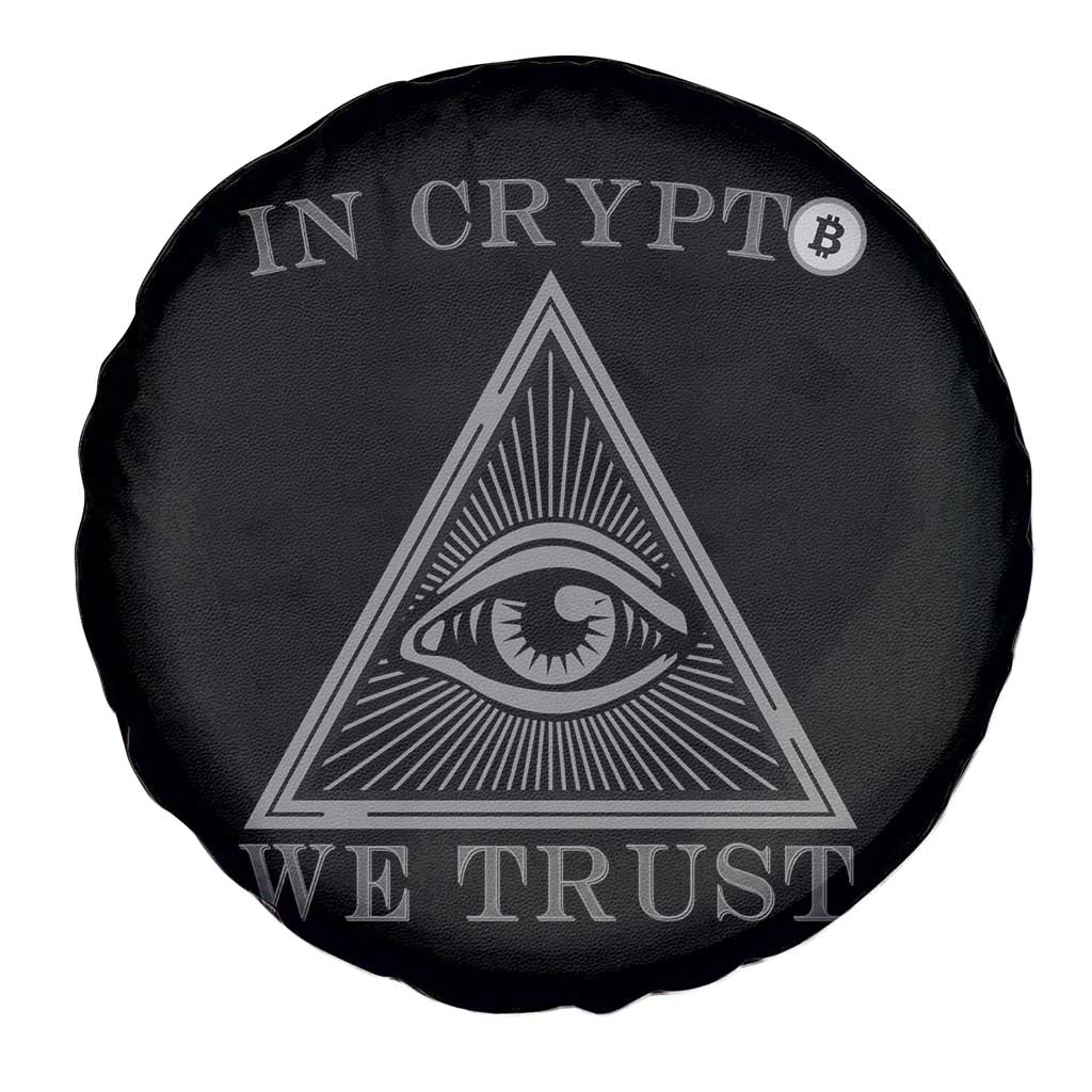 Funny Crypto Spare Tire Cover In Crypto We Trust Bitcoin Cryptocurrency