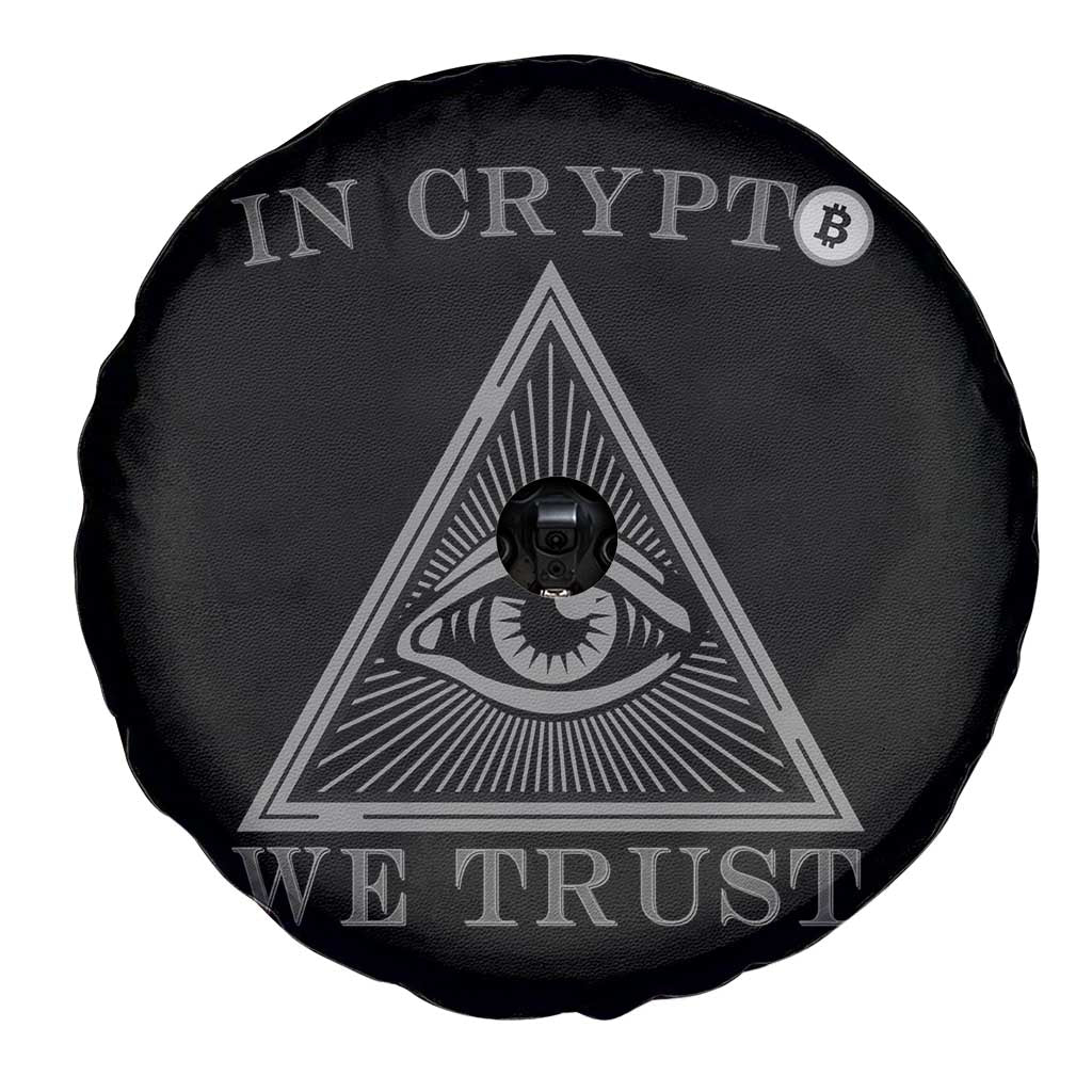Funny Crypto Spare Tire Cover In Crypto We Trust Bitcoin Cryptocurrency
