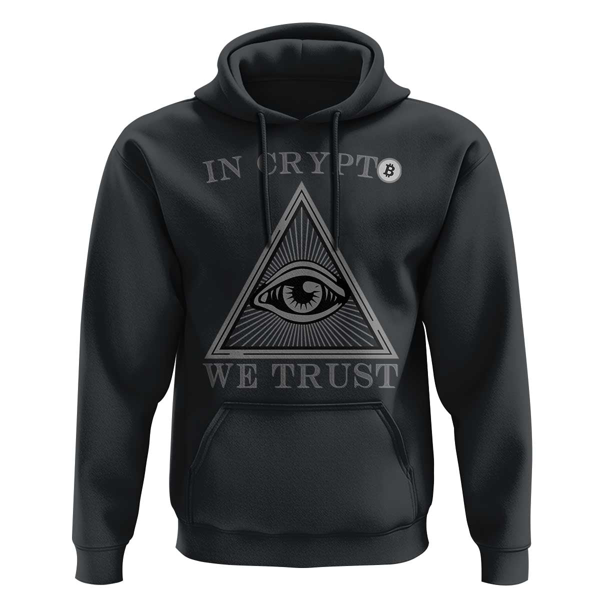 Funny Crypto Hoodie In Crypto We Trust Bitcoin Cryptocurrency