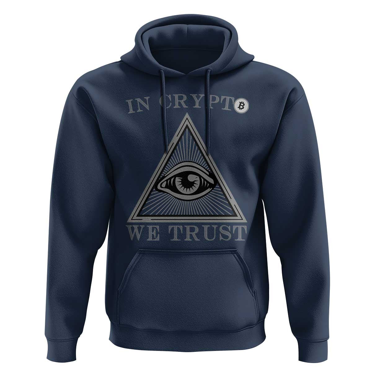 Funny Crypto Hoodie In Crypto We Trust Bitcoin Cryptocurrency