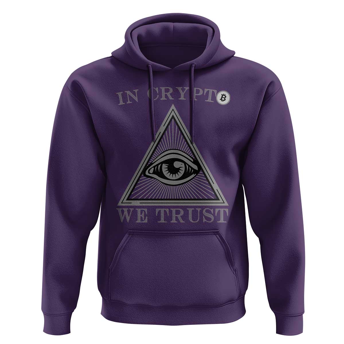 Funny Crypto Hoodie In Crypto We Trust Bitcoin Cryptocurrency