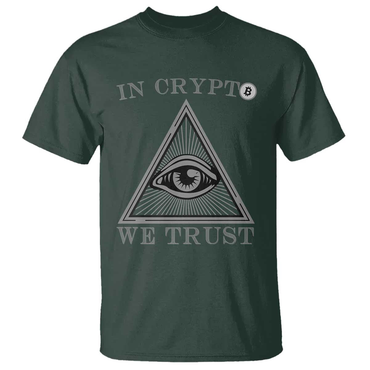 Funny Crypto T Shirt In Crypto We Trust Bitcoin Cryptocurrency