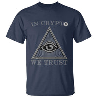 Funny Crypto T Shirt In Crypto We Trust Bitcoin Cryptocurrency