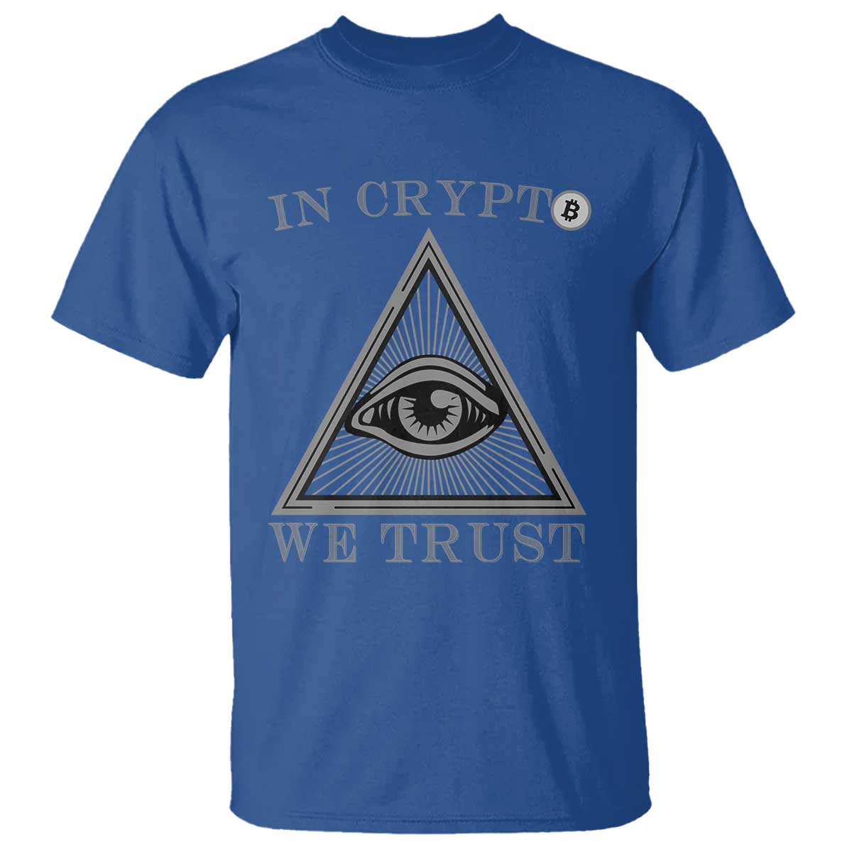 Funny Crypto T Shirt In Crypto We Trust Bitcoin Cryptocurrency