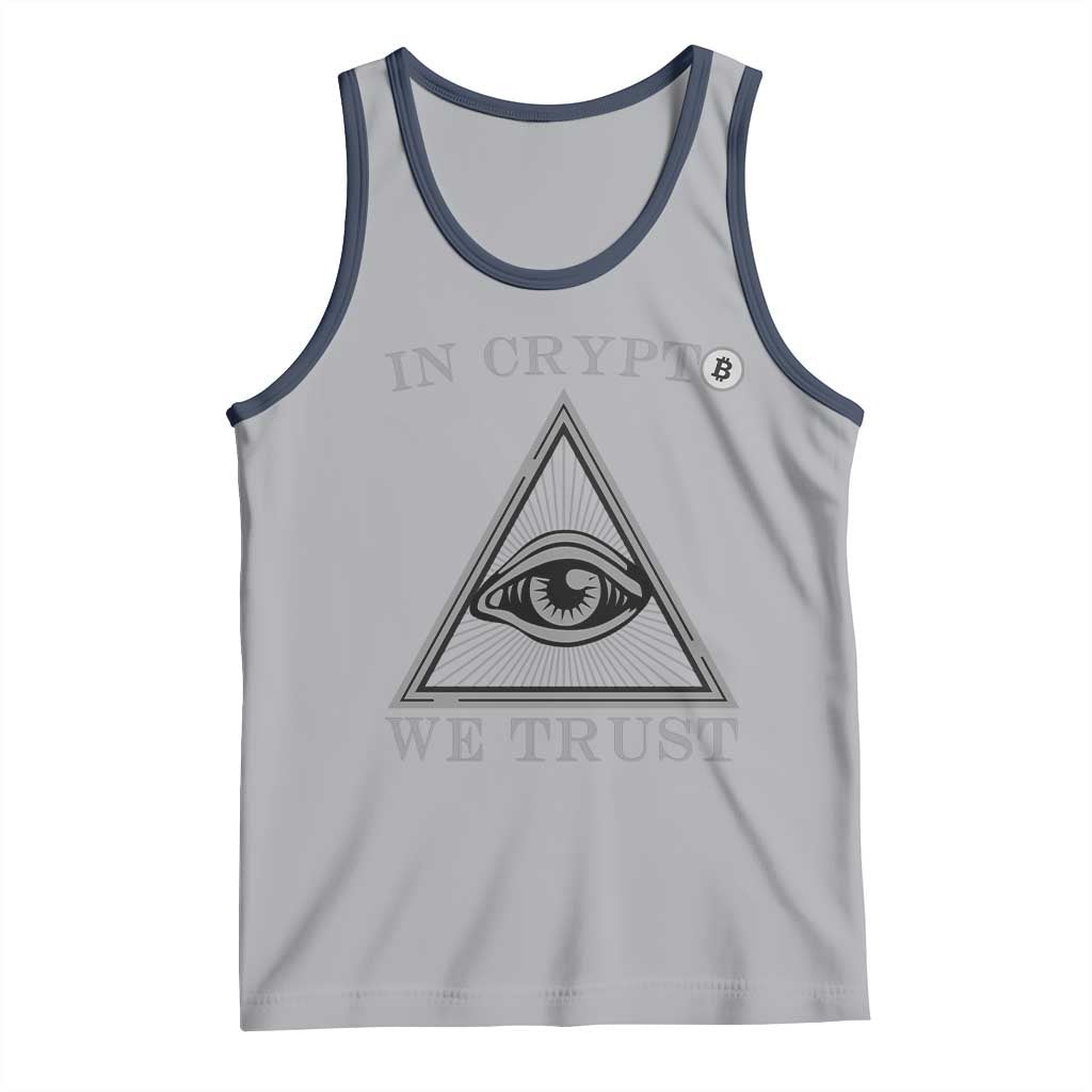 Funny Crypto Tank Top In Crypto We Trust Bitcoin Cryptocurrency