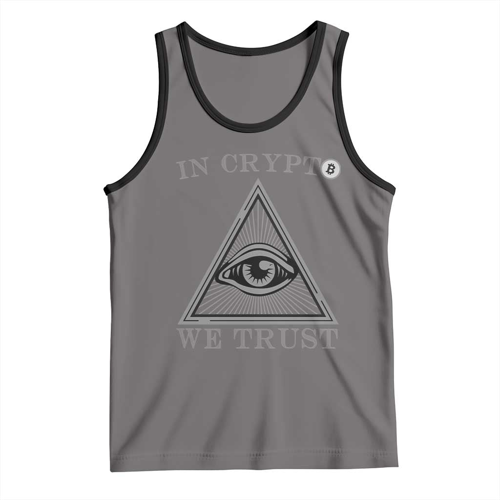 Funny Crypto Tank Top In Crypto We Trust Bitcoin Cryptocurrency