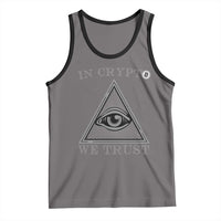 Funny Crypto Tank Top In Crypto We Trust Bitcoin Cryptocurrency