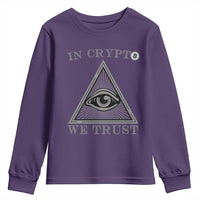 Funny Crypto Youth Sweatshirt In Crypto We Trust Bitcoin Cryptocurrency