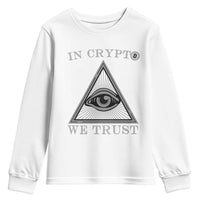 Funny Crypto Youth Sweatshirt In Crypto We Trust Bitcoin Cryptocurrency