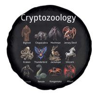 Cryptid Creatures Spare Tire Cover Cryptozoology Fantasy Mythical Monsters