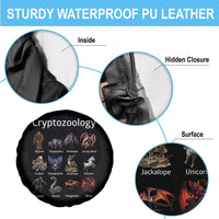 Cryptid Creatures Spare Tire Cover Cryptozoology Fantasy Mythical Monsters
